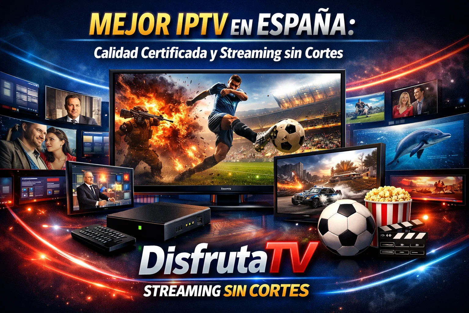 Mejor IPTV en España: Calidad Certificada y Streaming sin Cortes