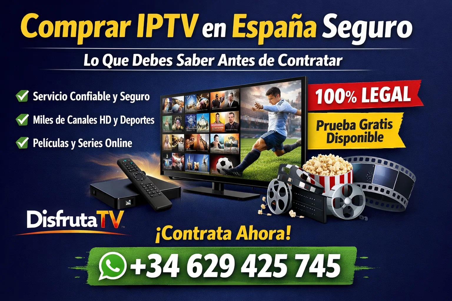 Comprar IPTV en España Seguro: Lo Que Debes Saber Antes de Contratar
